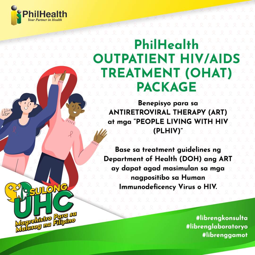 HIVAIDSGROUPPH's tweet photo. "BENEPISYO MO, DAPAT ALAM MO!
Para sa listahan ng PhilHealth OHAT Package providers:
https://t.co/L5Zubu0S9u

#SagotKaNgPhilHealth
#MyPhilHealth
https://t.co/EVdMuHZupt
https://t.co/Z8gR8DU4GV" https://t.co/lI1tzLig5Y