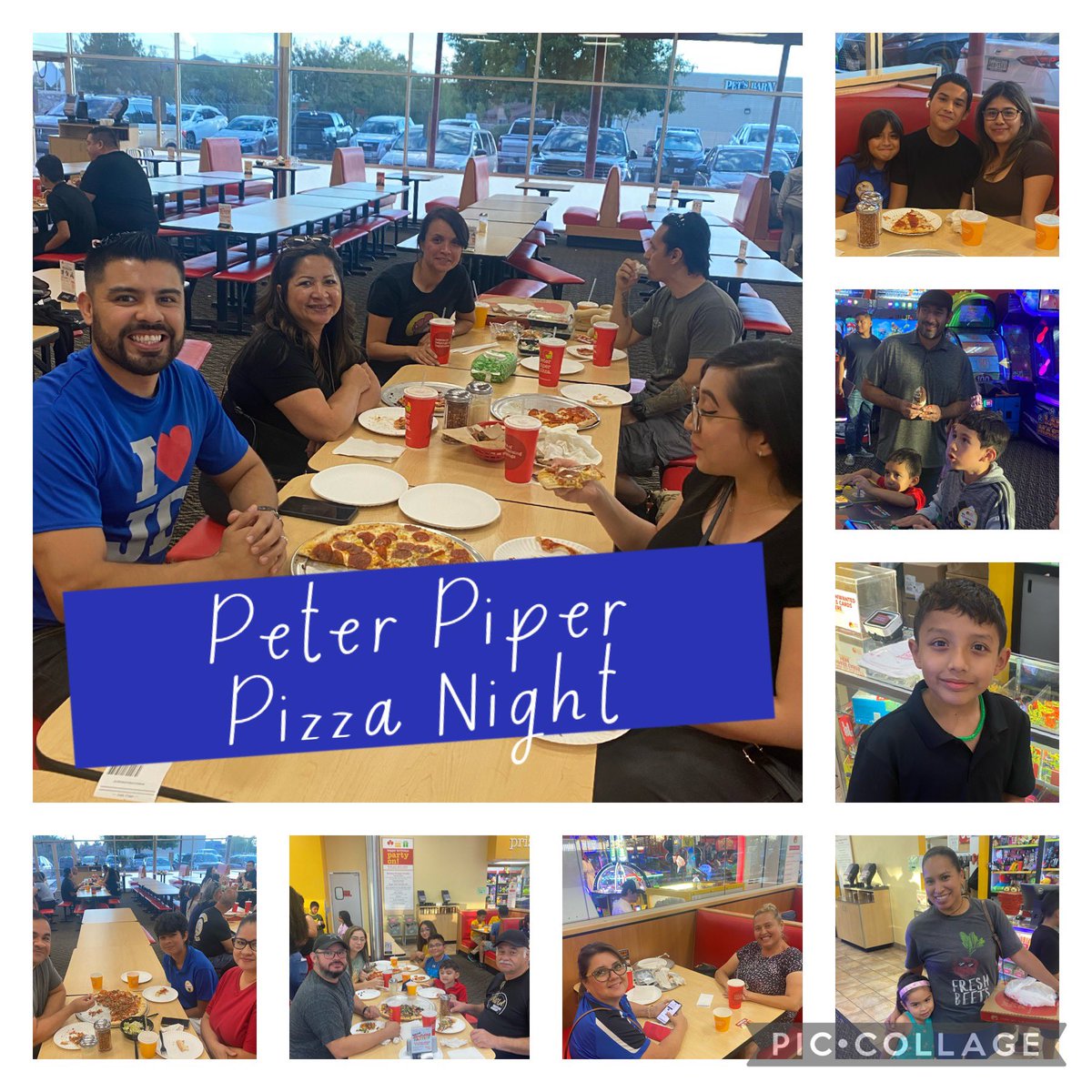 FGerardo_PHHS's tweet photo. 💙🍕Peter Piper Pizza night with our Dragon families.🍕💙 #TEAMDrugan @dzais_JDS @Araceli06494071 @RLeyva_JDS @SArostegui_JDS @CRamirez_JDS https://t.co/mtd6woGb93