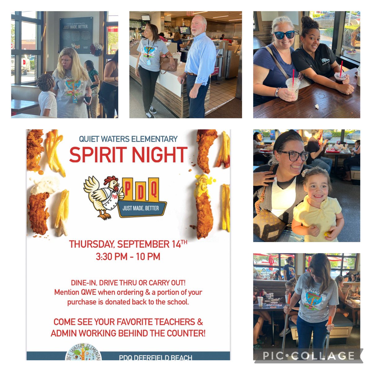 moniestokes's tweet photo. Spirit Night at PDQ was a huge success for our QWE Family! Thank you to our amazing PTA for planning such a joyous event. #funfoodandfamily #QWE https://t.co/J03soQISKt