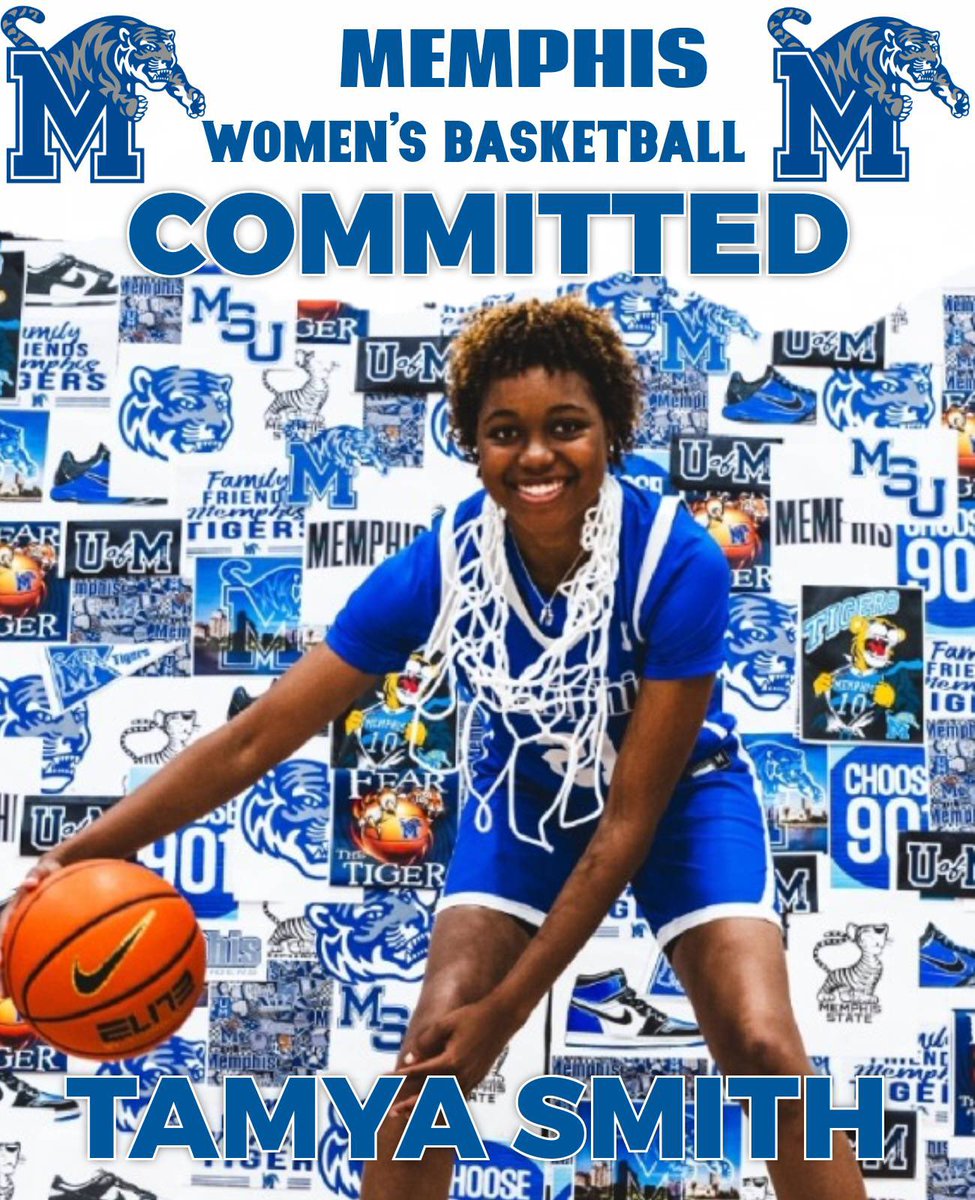 I am excited to announce that I have decided to commit to @apsimms2 and The University of Memphis to continue my Academic and Athletic career. Thanks to everyone who recruited and supported me along the way ! 💙🤍💙🤍 #committed #GoTigers #determination #DreamChaser