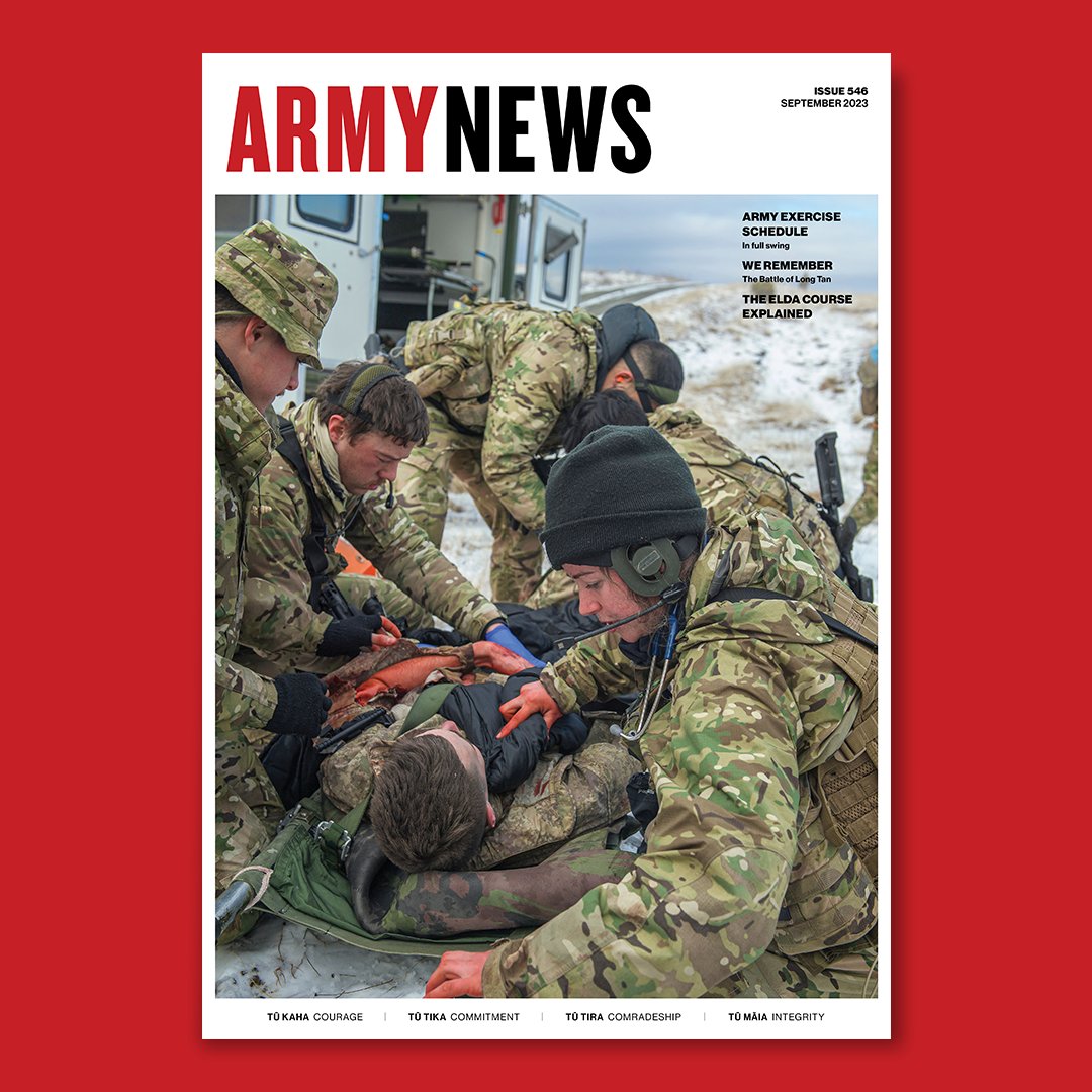 READ 📖 The latest issue of #ArmyNews is out now! Read about the wide range of exercises our Army has been doing lately – from the heat of Fiji to the snow of Tekapo, and everything in between.

➡️ nzdf.mil.nz/army-news

#NZArmy #Force4NZ