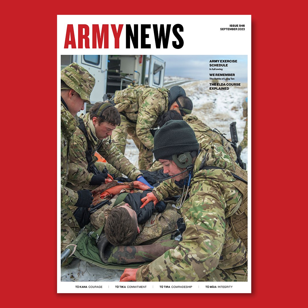 READ 📖 The latest issue of #ArmyNews is out now! Read about the wide range of exercises our Army has been doing lately – from the heat of Fiji to the snow of Tekapo, and everything in between. ➡️ nzdf.mil.nz/army-news #NZArmy #Force4NZ