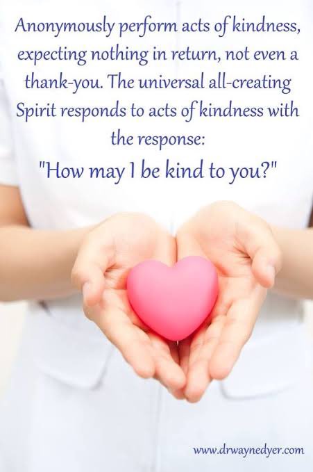 PrachiMalik's tweet photo. Anonymously perform RANDOM ACTS OF KINDNESS expecting nothing in return!π«Άπ«Ά
#RainKindness
#FridayFeeling
#UnconditionalUniversalService #UUS
#JoyTrain
#UnconditionalLove
#LUTL
#BabyGo
#ChooseKindness
#Mindfulness https://t.co/tLT80zvZV4