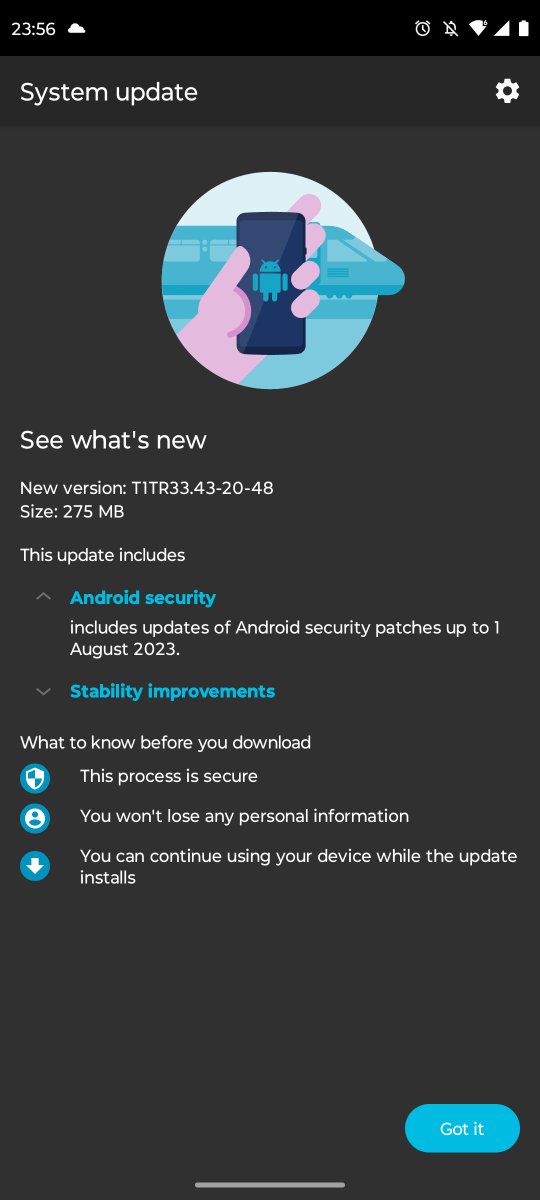 be4r_kid's tweet photo. @FanboyMoto Great News! security patch and stability improvements on August 1, on my #Edge40Pro @Moto @MotorolaCL @MotorolaITA https://t.co/ld0plW8lW4