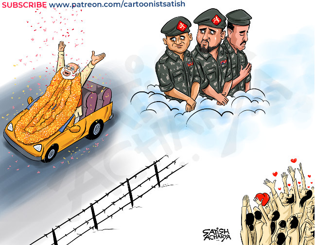 satishacharya's tweet photo. The roadSHOW must go on... #martyrs https://t.co/EhxJeUgScO