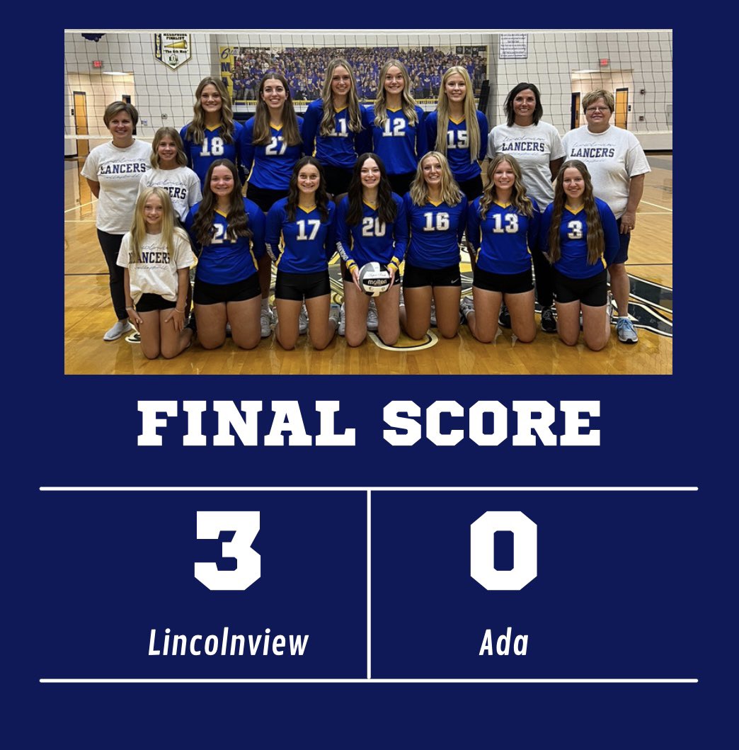 Lincolnview Volleyball tweet media