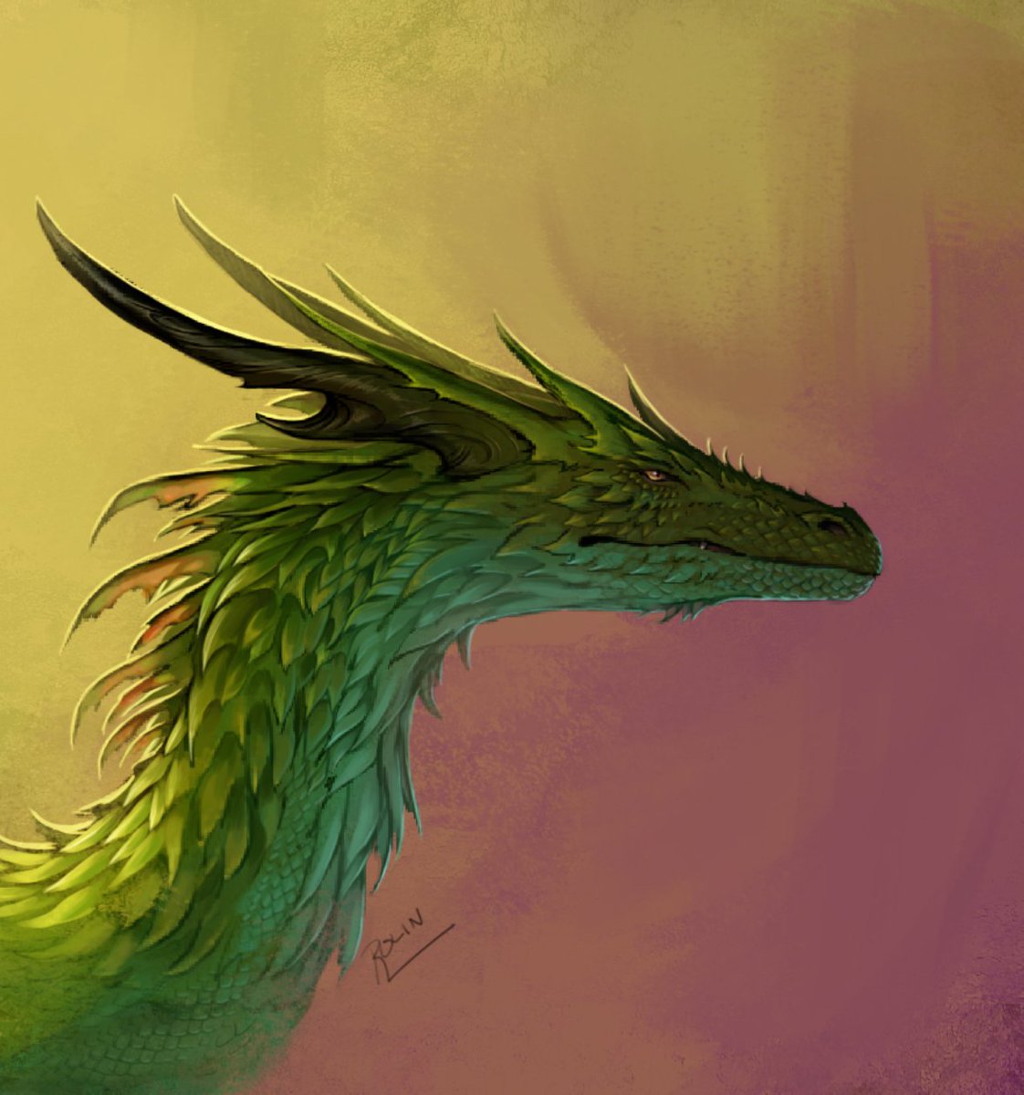 Back to painting practice! I'm doing my best to do some small paintings here and there to keep up my skills while I work on other projects behind the scenes (NDA sorry)
_
_
_
#dragons #portraits #fantasypainting #paintings