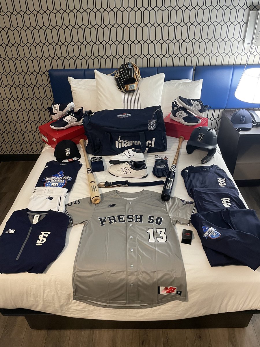 Thank you <a href="/ftrstarsseries/">New Balance 𝗙𝘂𝘁𝘂𝗿𝗲 𝗦𝘁𝗮𝗿𝘀 𝗦𝗲𝗿𝗶𝗲𝘀</a> for this opportunity.
<a href="/MarucciSports/">Marucci</a> 
<a href="/newbalance/">New Balance</a>
<a href="/FranklinSports/">Franklin Sports</a>