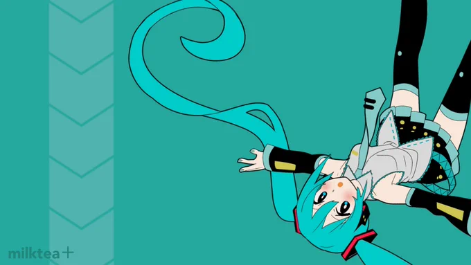 #初音ミク   落下