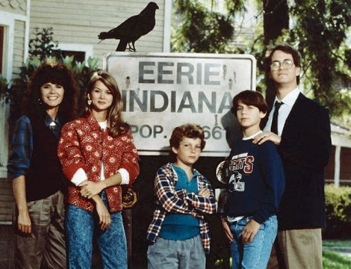 k50cullen's tweet photo. In 1991 and 32 Years Ago, #EerieIndiana premiered on @nbc on this day and is currently streaming in some places RT and Like if you remember this show. (@OmriKatz_, @justinshenkarow, @mm_humes, #FrancisGuinan, #JulieCondra, @JasonMarsden, #JoseRivera, @UnrealKarl, #JoshCosgrove, https://t.co/yrQdqq705b