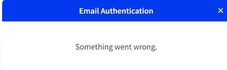 CrypticalThinkr's tweet photo. @linqtoinc  Do you have a support page? Or is it the "Contact Us" page? Trying to sign in and keep getting this Email Authentication error. https://t.co/tI7ohAhmiv