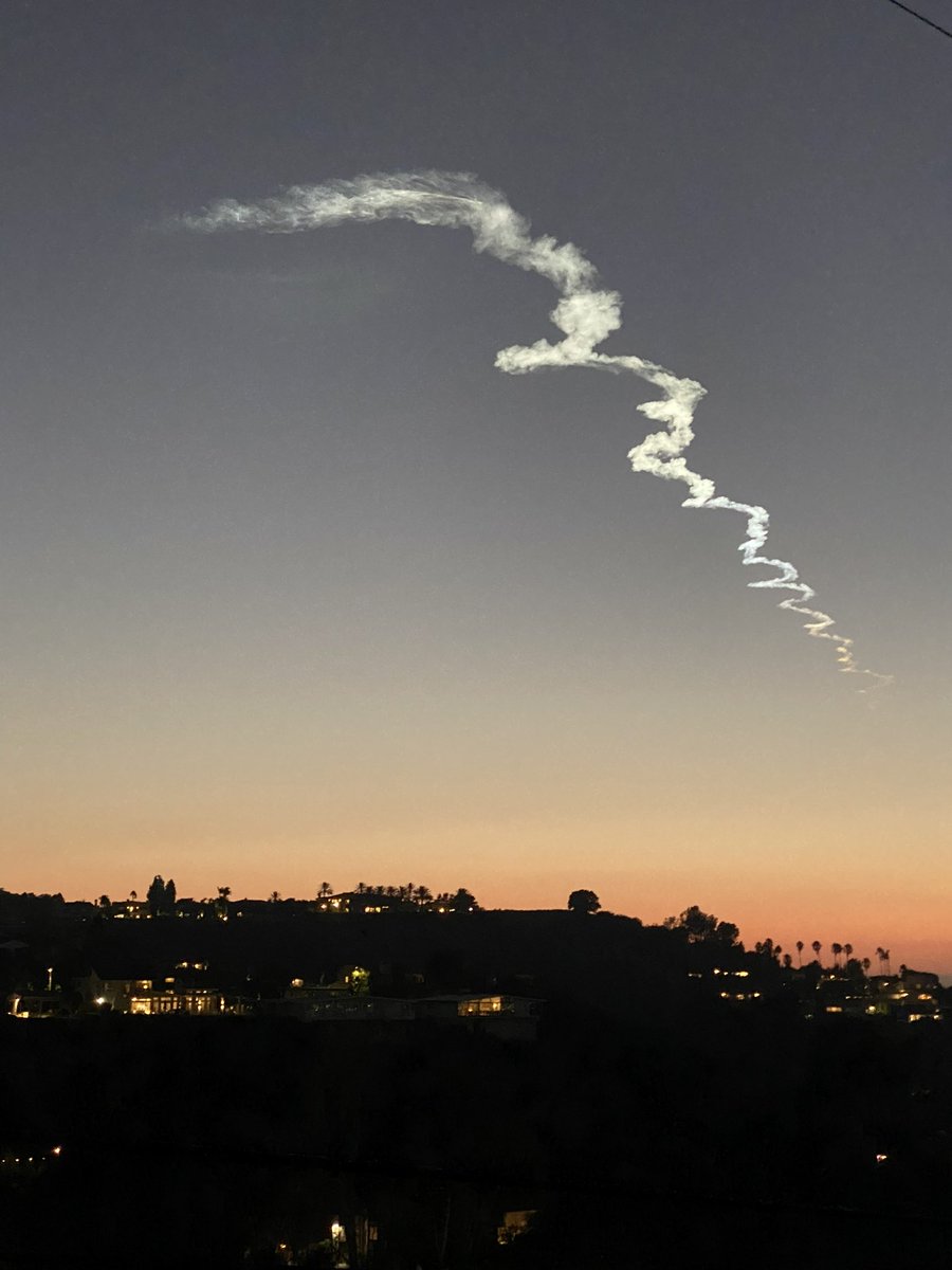 Who launched a rocket over LA tonight?