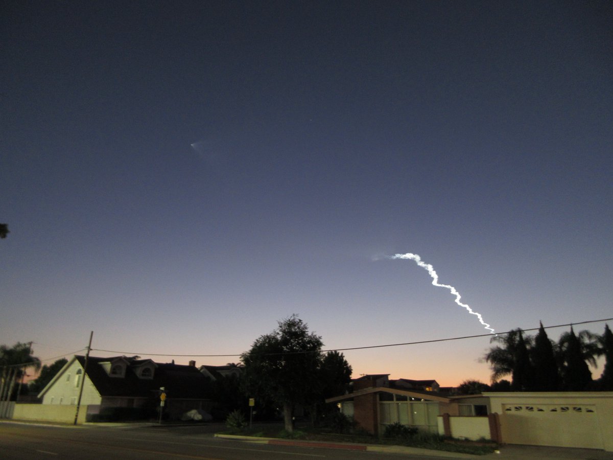 KenslowMatthew's tweet photo. Nobody told me there was another rocket launch from Vandenberg this evening. Really surprised during my hike. I got video and it's coming soon! :)

#rocketlaunch #vandenberg #fireflyalpha @fireflyspace #aerospace #rocketry https://t.co/bQo0rcTBXP