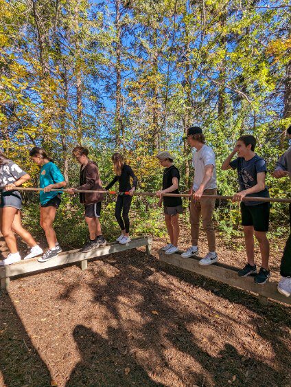 GMHSMustangs's tweet photo. The Wildlife 10 class are testing their skills at Camp River Edge today. #RVSLearning https://t.co/H07Zi5RzkL