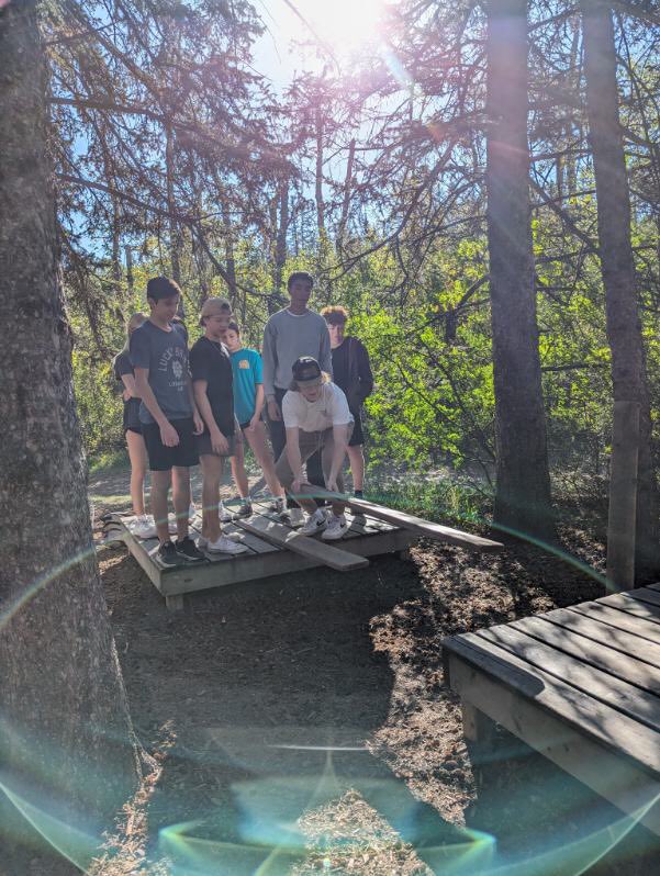 GMHSMustangs's tweet photo. The Wildlife 10 class are testing their skills at Camp River Edge today. #RVSLearning https://t.co/H07Zi5RzkL