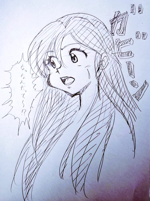 今日のお昼のお絵描き♪ 
