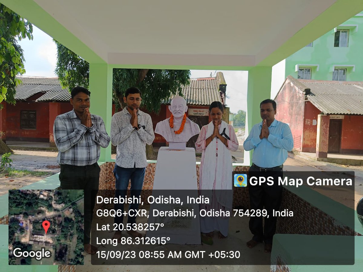 the_osla's tweet photo. ନ୍ୟାୟ ପାଇଁ ଏ ଆନ୍ଦୋଳନ ଆଜି ୧୧ତମ ଦିବସରେ
ରାଜ୍ୟର ସମସ୍ତ SSB ଅଧ୍ୟାପିକା ଅଧ୍ୟାପକ ସତ୍ୟ ଓ ନ୍ୟାୟର ପୂଜାରୀ ମହାତ୍ମା ଗାନ୍ଧୀଙ୍କ ସମ୍ମୁଖରେ ନୀରବ ପ୍ରାର୍ଥନା କରି ସରକାରଙ୍କୁ ନ୍ୟାୟ ଭିକ୍ଷା କରୁଛନ୍ତି
@CMO_Odisha @Naveen_Odisha @DHE_Odisha @aravind_od_ias @AtanuMLA @PradeepJenaIAS @pranabpdas @manasrmangaraj https://t.co/hc9nWBm6wh