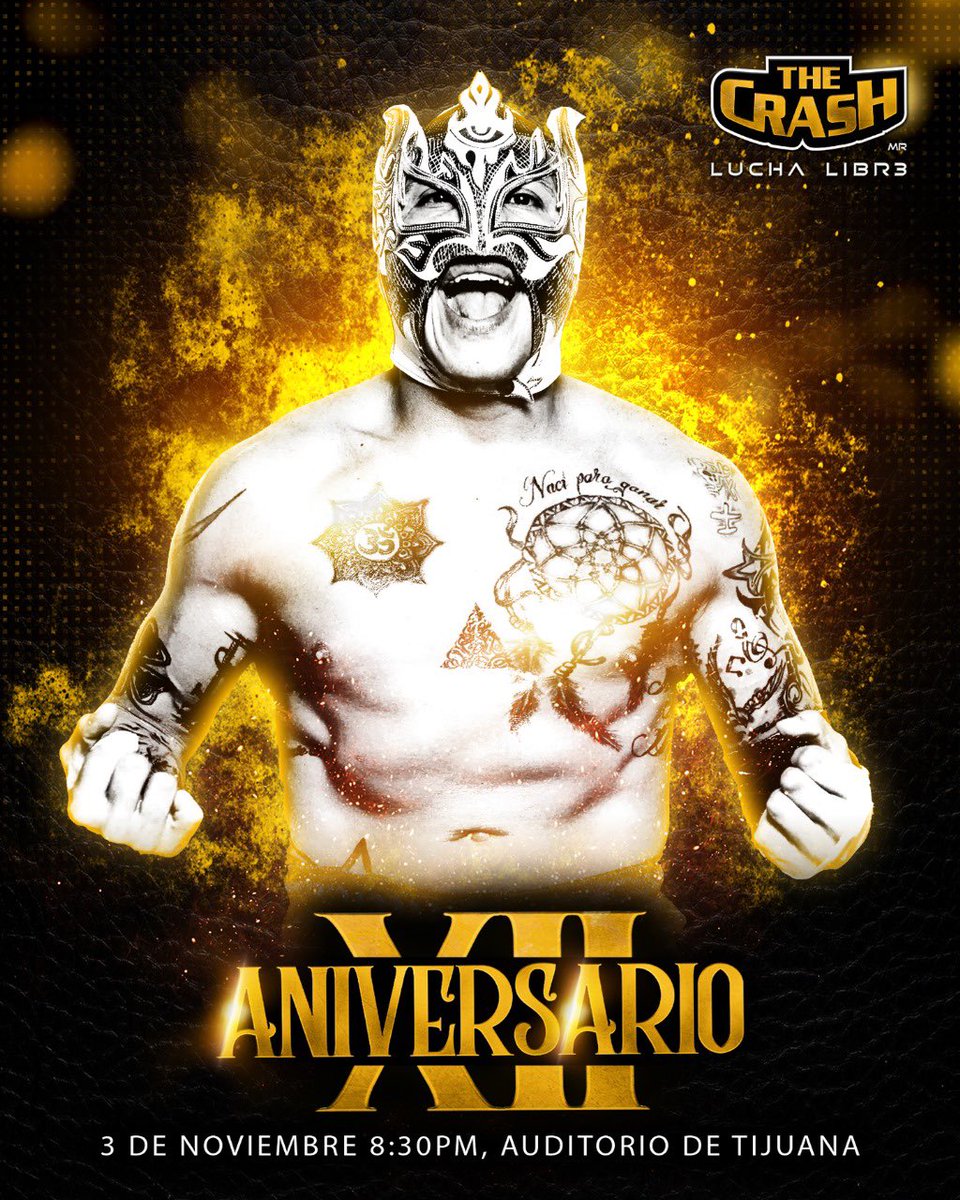 ¡PRIMER INVITADO A NUESTRO ANIVERSARIO! 🔥

• Próximamente Venta de Boletos •

#TheCrashLuchaLibre #Aniversario #XII