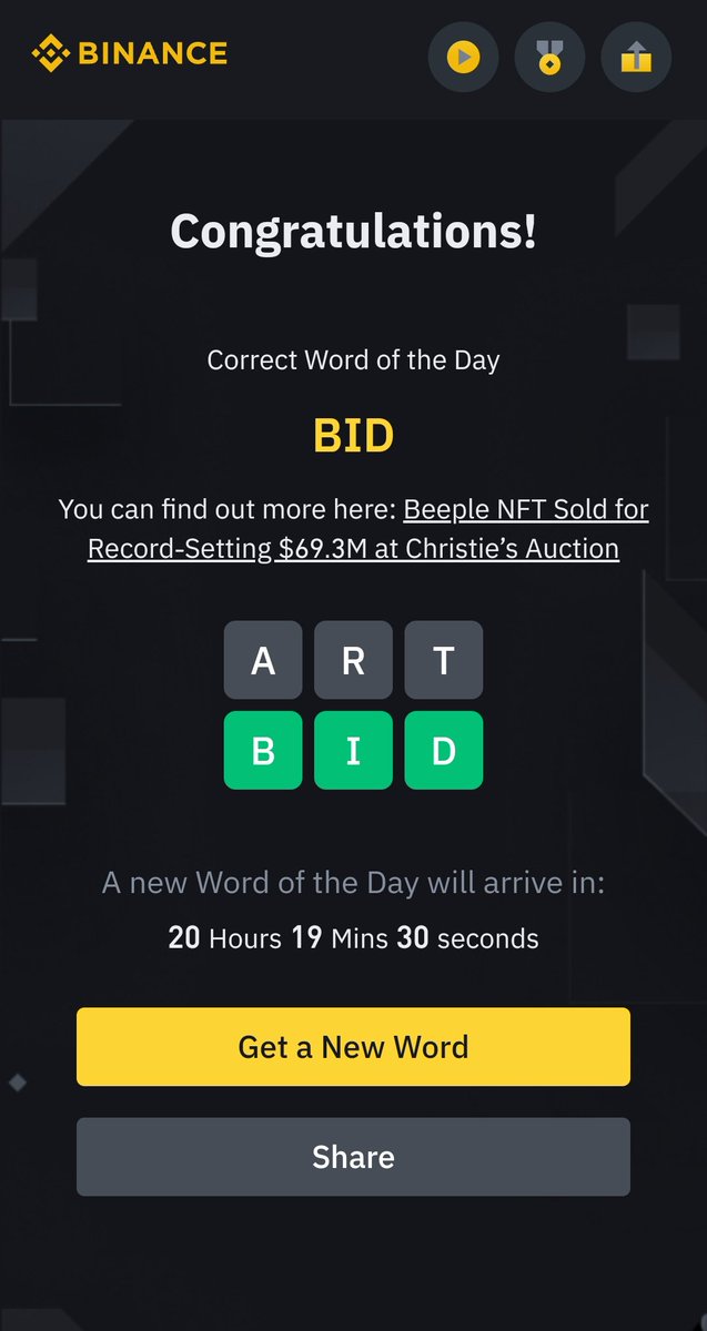cryptoomunk's tweet photo. #binance #wotd today #cryptoomunk https://t.co/BFsAG4sp7h
