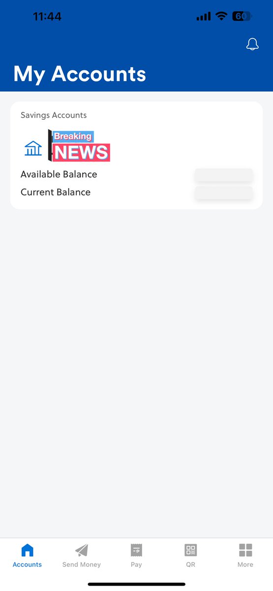 is anyone else's bank lagging