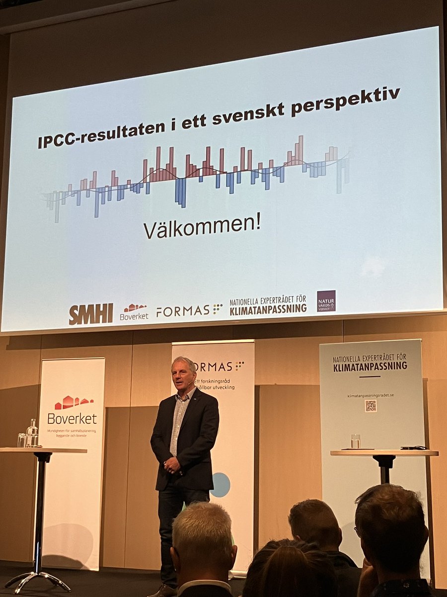 Nu startar konferensen om IPCC-resultaten i ett Svenskt perspektiv. På plats, distans och spelas även in. <a href="/smhi/">SMHI</a> <a href="/naturvardsverk/">Naturvårdsverket</a>
