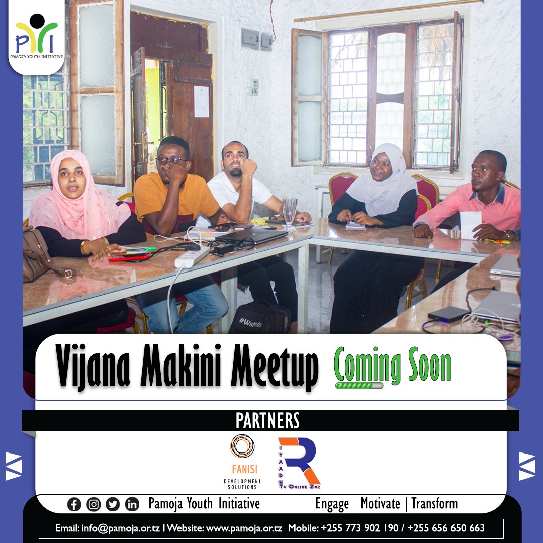 pamoja_youth's tweet image. Stay Tuned! Vijana Makini Meetup is coming soon.⌛

#VijanaMakiniMeetup #youthplatform #PamojaHub