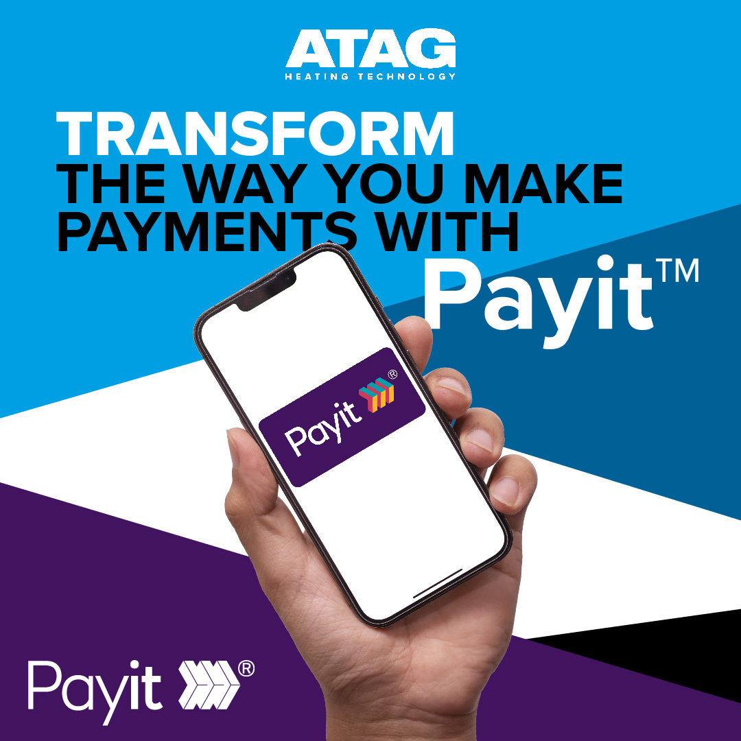 We are partners with Payit™ to offer you another way to pay your invoices that is fast, simple and safe. You can pay directly through the link in your invoice email, or, on Installer Direct!

#ATAG #ATAGHeating #Payit #plumbing #heating #energyefficency