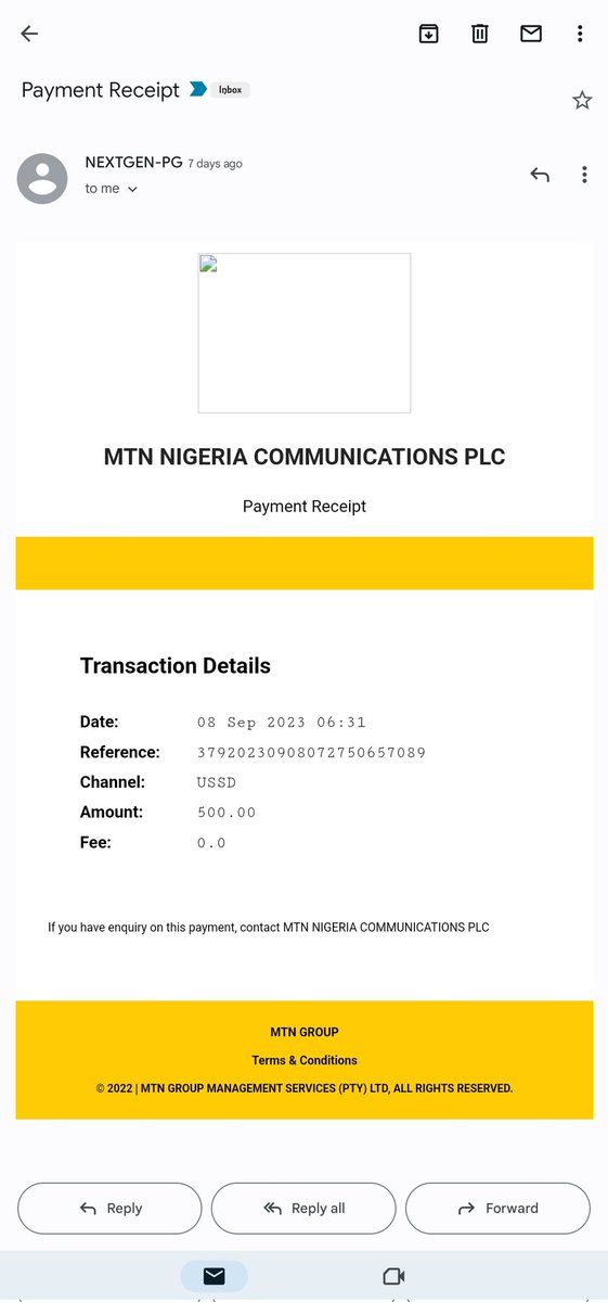 tictob's tweet photo. Guys, if @MTNNG tell you to recharge from myMTN NG app that you will get 50% bonus, na lie ooo, that is the biggest scam ever, if you do, you wont your recharge neither will you get 50% bonus.
I did that since 8th September and till now my line have not be credited. https://t.co/EwuqJniPSn