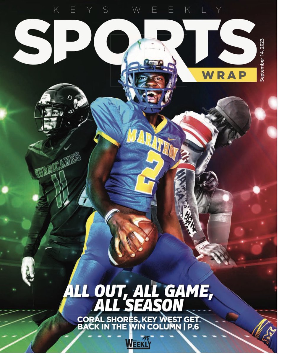 GwenFilosaMedia's tweet image. Marathon High School Dolphins beat Miami Sunset 34-6 Thursday at home in the Keys. Congrats players and Coach Sean McDonald. Check out @keysweekly’s new Sports Wrap  keysweekly.com/42/category/we… #alwayslocal #floridakeys #marathonfl #southflorida  📹 Alex Rickert/Keys Weekly