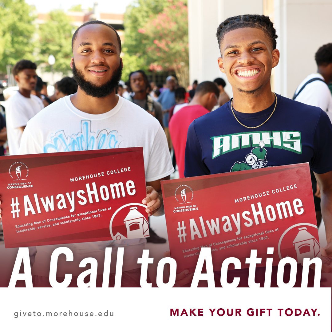 In the final minutes in our Call to Action, we raised more than $950,000 and counting thanks to the benevolence of the Morehouse Community of alumni, benefactors, and friends. We appreciate your benevolence #AlwaysHome @MorehouseAlumni