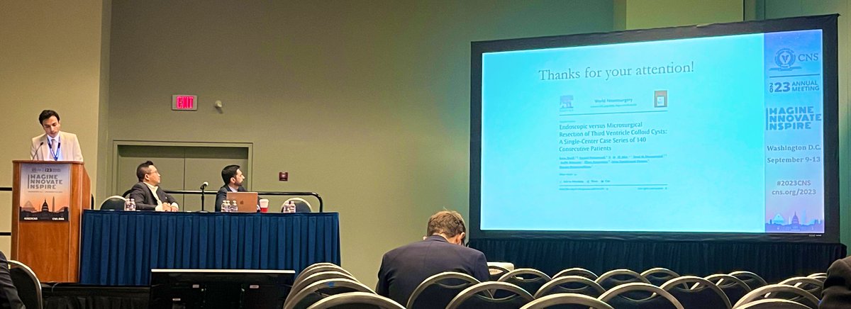 EsmaeilX's tweet photo. Giving a talk on brain tumors at #2023CNS was a dream that came true! 
@CNS_Update https://t.co/ecdD7nXzH1