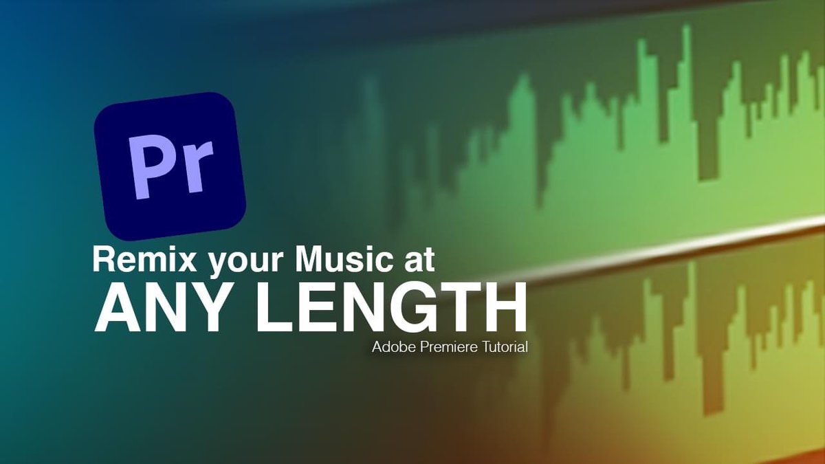 Watch my latest tutorial on my Youtube Channel! 📺

CLICK HERE TO WATCH: youtu.be/8cHg0Ajd90k?si…

#Premiere  #AdobePremiere #RemixTool #Remix #Sound #SoundDesign #Tutorial #HowTo #BackgroundMusic