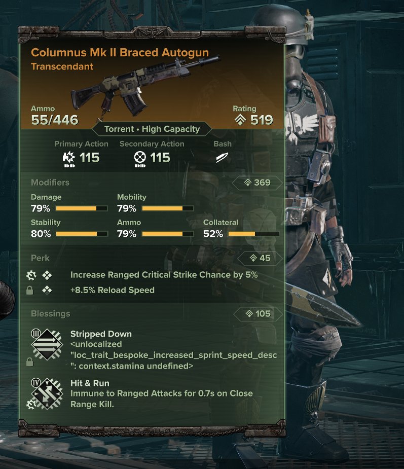 Me, a true video game connoisseur: Ah, yes, that's the affix I want; The bespoke blessing. 

<a href="/Darktide40K/">Warhammer 40K: Darktide</a> be better.