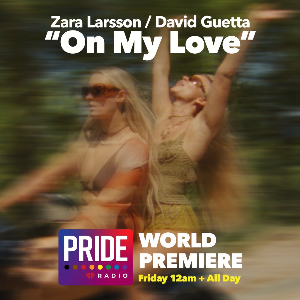 prideradio's tweet photo. LISTEN NOW! It's the World Premiere of Zara Larsson @DavidGuetta #OnMyLove All Day on #PRIDERadio! Listen on the free @iHeartRadio app!
https://t.co/vskZEUeE6s https://t.co/WpDpEzqeA9