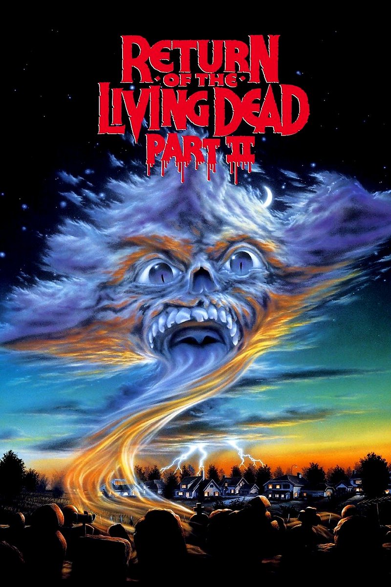 EgoCriticDemise's tweet photo. #ReturnoftheLivingDeadPart2 is devoid of nearly-everything that made the original fun, slick, & memorable. Unfunny hysterics, campy jokes, insipid characters, uneven pace, & dull production. Save for a few slimily strong effects, an overall chore to sit through. #PodcastHomework https://t.co/XJxT4CBhUf