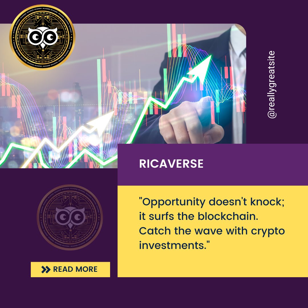 VerseRica's tweet photo. Join Us on : https://t.co/CrW6fkRZSo
#ricaverse #zirapurcrypto #cryptoinvestor #chandigarhcrypto #cryptocurrency #cryptocurrency #bitcoin #crypto #blockchain #ethereum #btc #forex #money #trading #investment #bitcoinmining #cryptotrading #cryptonews #investing #bitcoins https://t.co/BzFwMvUoA4