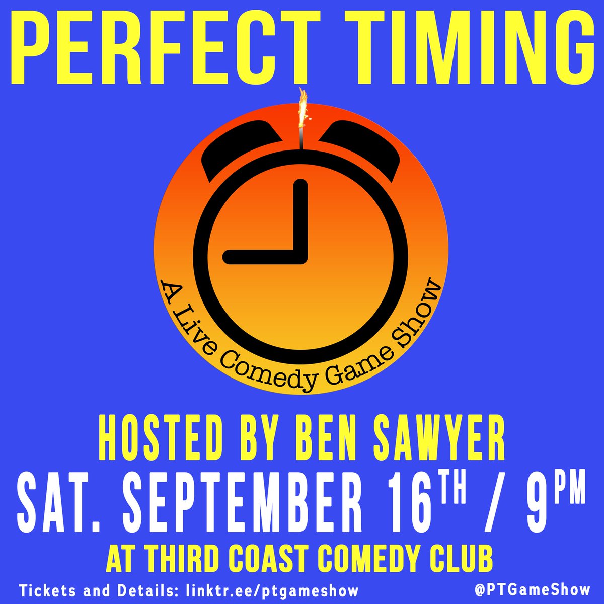 Perfect Timing: A Live Comedy Game Show tweet media