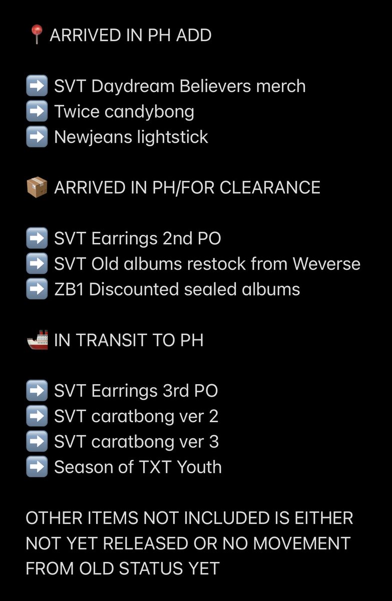 micasazzUD's tweet photo. 🔔 MASS UPDATE AS OF 9/15

FOR OTHER GROUPS (SVT/TWICE/NEWJEANS/TXT/ZB1) GO CUSTOMERS

I will not entertain any questions/DMs for orders included on what’s already posted. Please make reading a habit. Thank you 🧡

#micasazzUD https://t.co/ZyYS3bPJFs