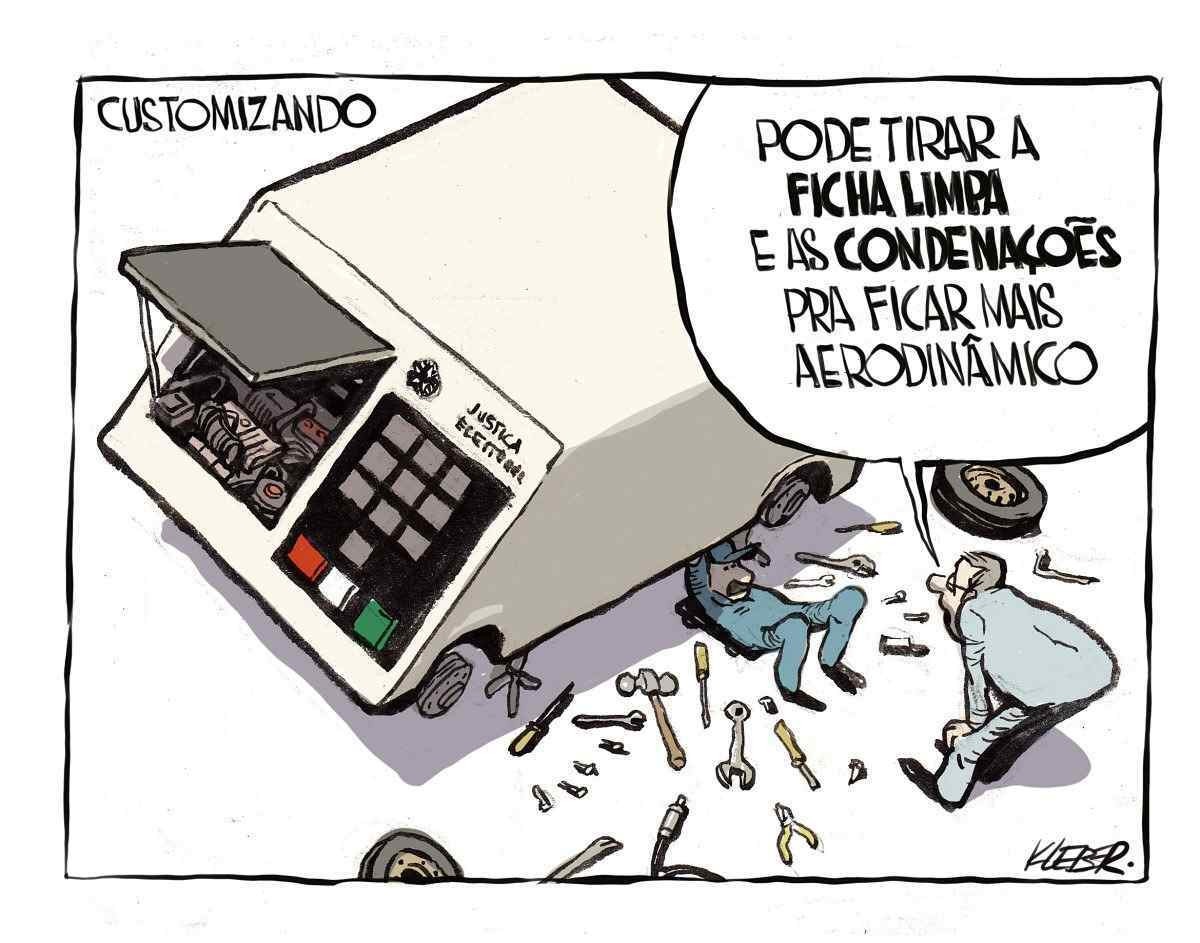 Bom dia! Confira a charge da edição desta sexta-feira (15/9) do Correio Braziliense, por Kleber Sales.