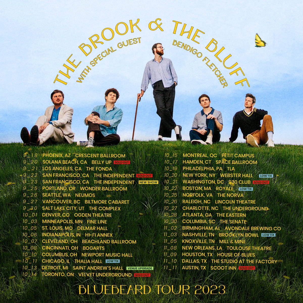 brookandbluff's tweet photo. Our third studio album, Bluebeard, is OUT NOW!!  Whether you’ve been with us since the beginning, or just heard your first bnb tune yesterday, we’re so grateful for all of you out there listening. And we’re so damn proud of this record. https://t.co/uCBaEFBOf0 https://t.co/gvvKrRRh6P