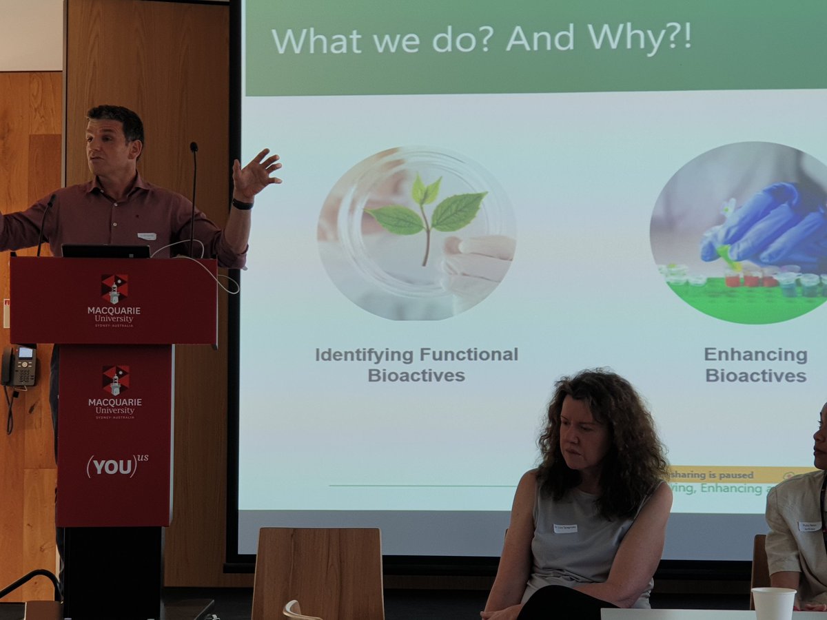 <a href="/ARC_FAAB/">FAAB</a> Director A/Prof Alf Garcia-Bennett <a href="/alfgaben/">Alf Garcia-Bennett</a> introducing FAAB research and training at the Macquarie Food Symposium. <a href="/MQSciEng/">Science and Engineering @ MQU</a> <a href="/MQ_BDRC/">MQ Biomolecular Discovery Research Centre</a> <a href="/mqnatsci/">Macquarie University School of Natural Sciences</a>