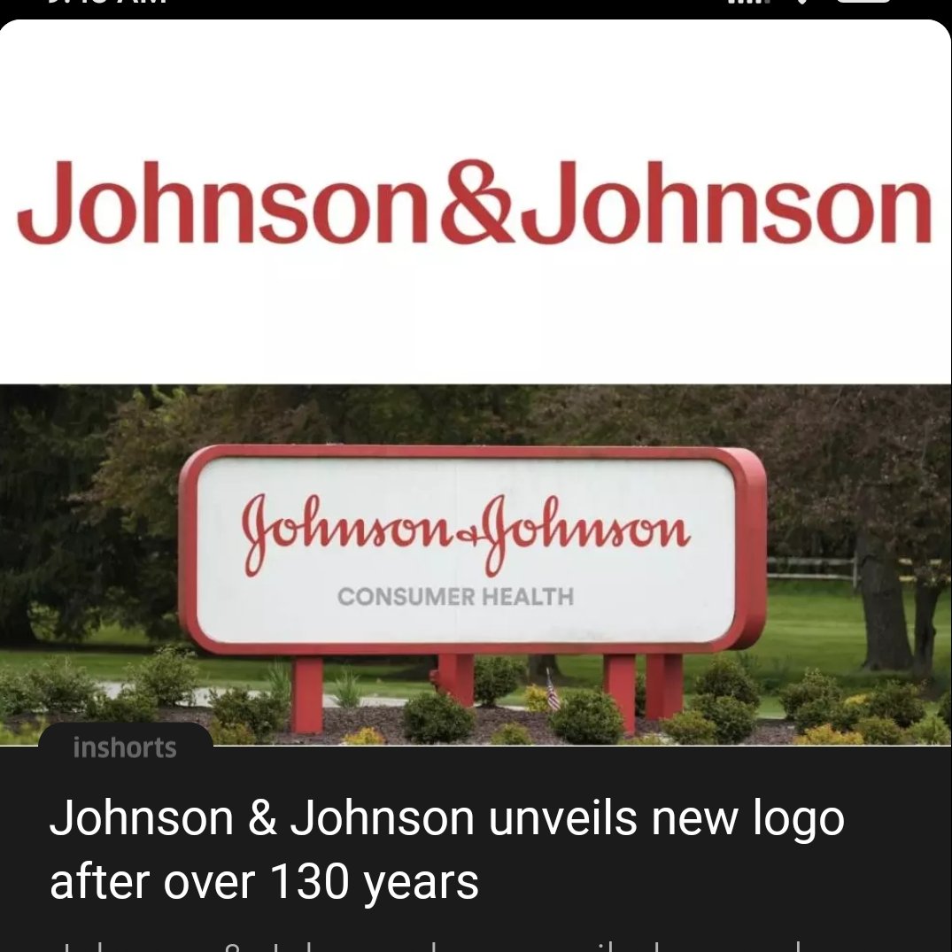 PunitRawat__'s tweet photo. J&amp;J...
It took 130 years for J &amp; J to create a not-so-creative logo .😂🤦

#johnson&amp;johnson
#Marketing #brandi https://t.co/ebSLmFPfEk