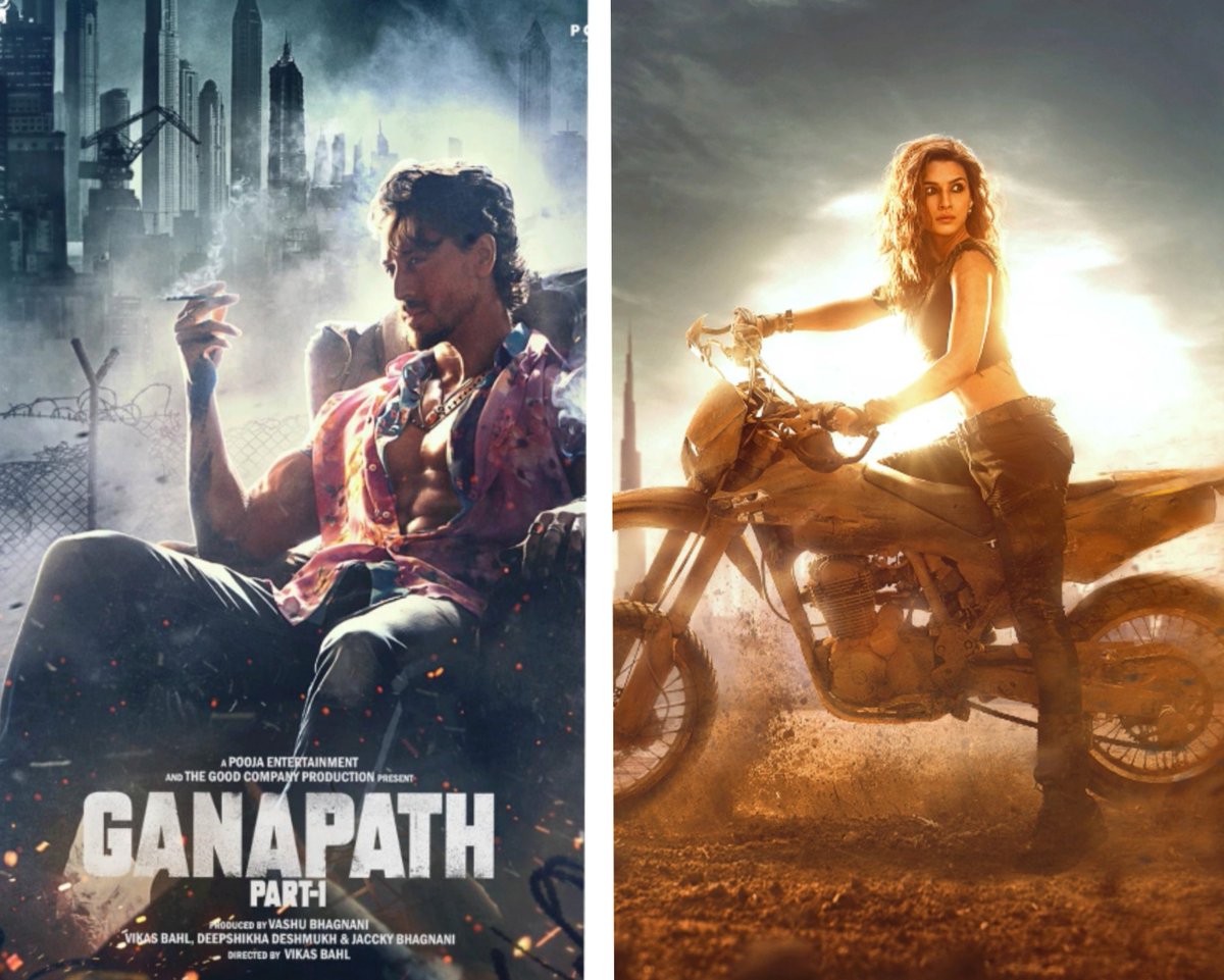 Ganapath and Jassi ❤️‍🔥🔥
#GanapathOn20thOctober
#TigerShroff #KritiSanon