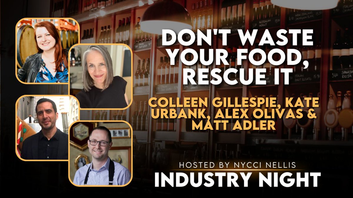 #ICYMI on #IndustryNight // Don’t waste your food, rescue it! Did you know that millions of pounds of food waste end up in landfills each year?! Get more info from our guests: @FoodRescueDC + @coll_gill23 + @mattadler81 & more thelistareyouonit.com/industry-night…