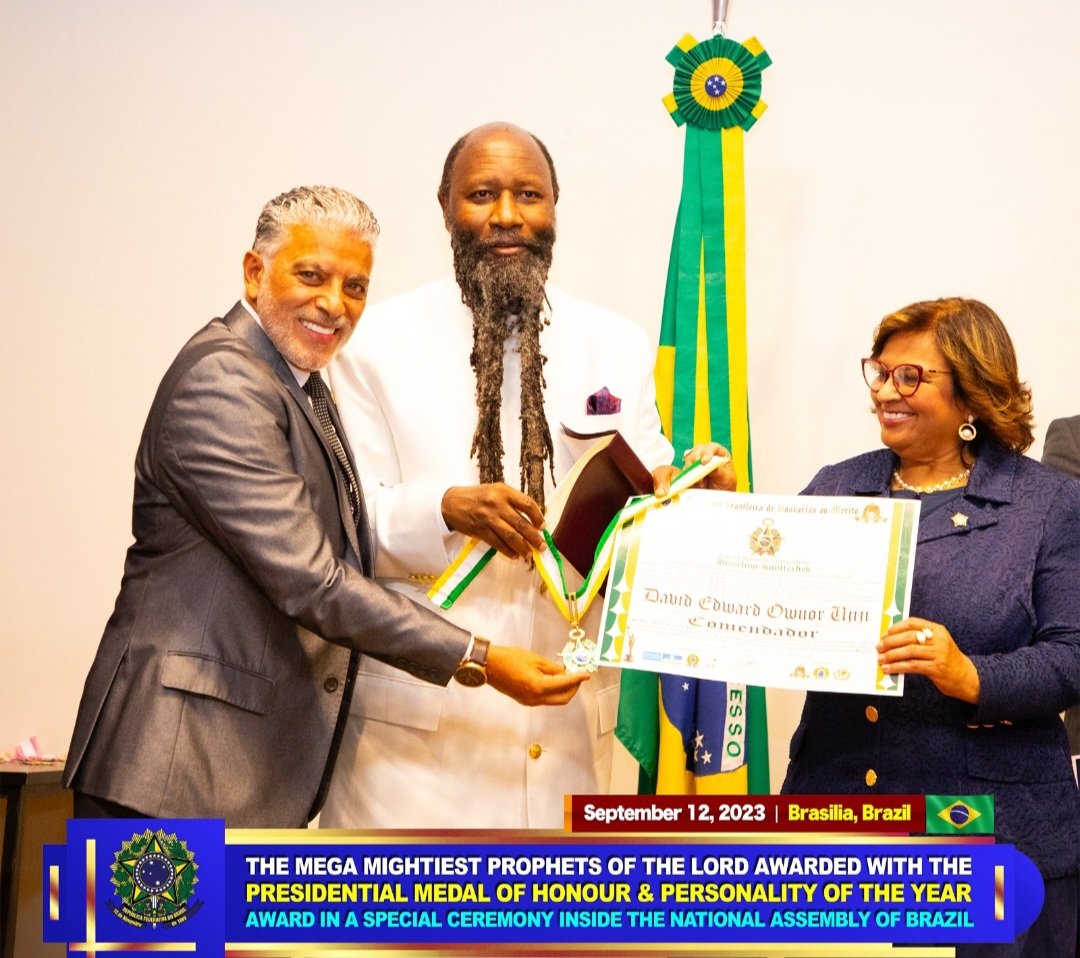GraceSemenye's tweet photo. Brazil has given THE MIGHTIEST MIGHTIEST PROPHETS OF THE LORD  the #GrandUltimateHonor By Honouring The Servants of GOD, Brazil has honoured GOD HIMSELF.

Do you agree? https://t.co/XP47pkRbsP