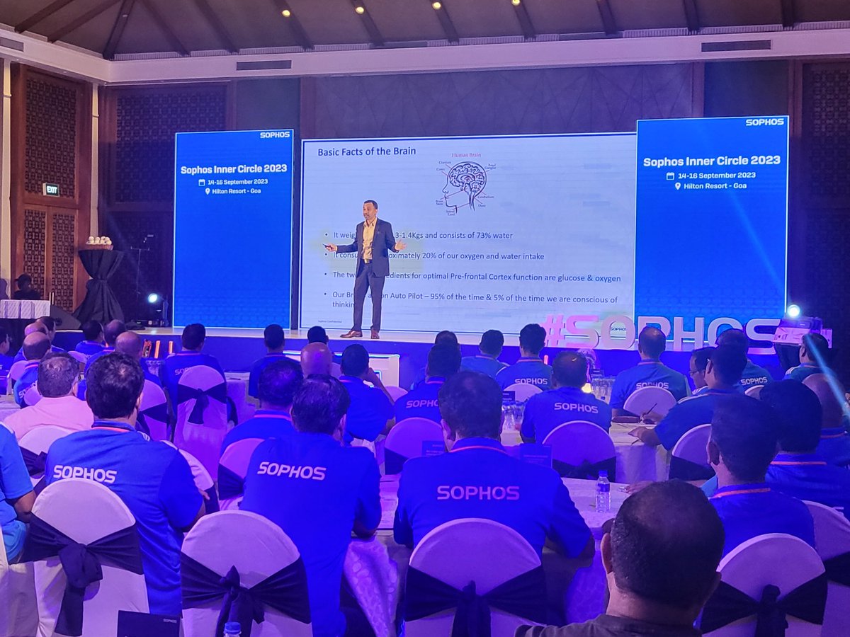 We're live! <a href="/TheSunilKSharma/">Sunil Kumar Sharma</a>, Managing Director - Sales, India &amp; SAARC, Sophos, welcomes attendees to #SophosInnerCircle2023 

#CybersecurityAsAService
