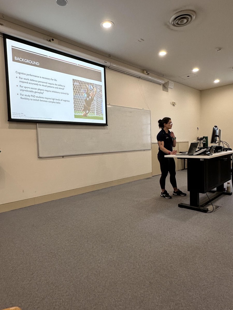 ActiveBrainUC's tweet photo. 🤩#MilestoneAlert🤩 @keely_mcdicken delivered a wonderful presentation outlining her thesis which is investigating the use of concurrent training to enhance cognitive performance. Well done Keely, we're excited for you to crush the next few months like you crush a CrossFit WOD! https://t.co/0u8Muk2Iwu
