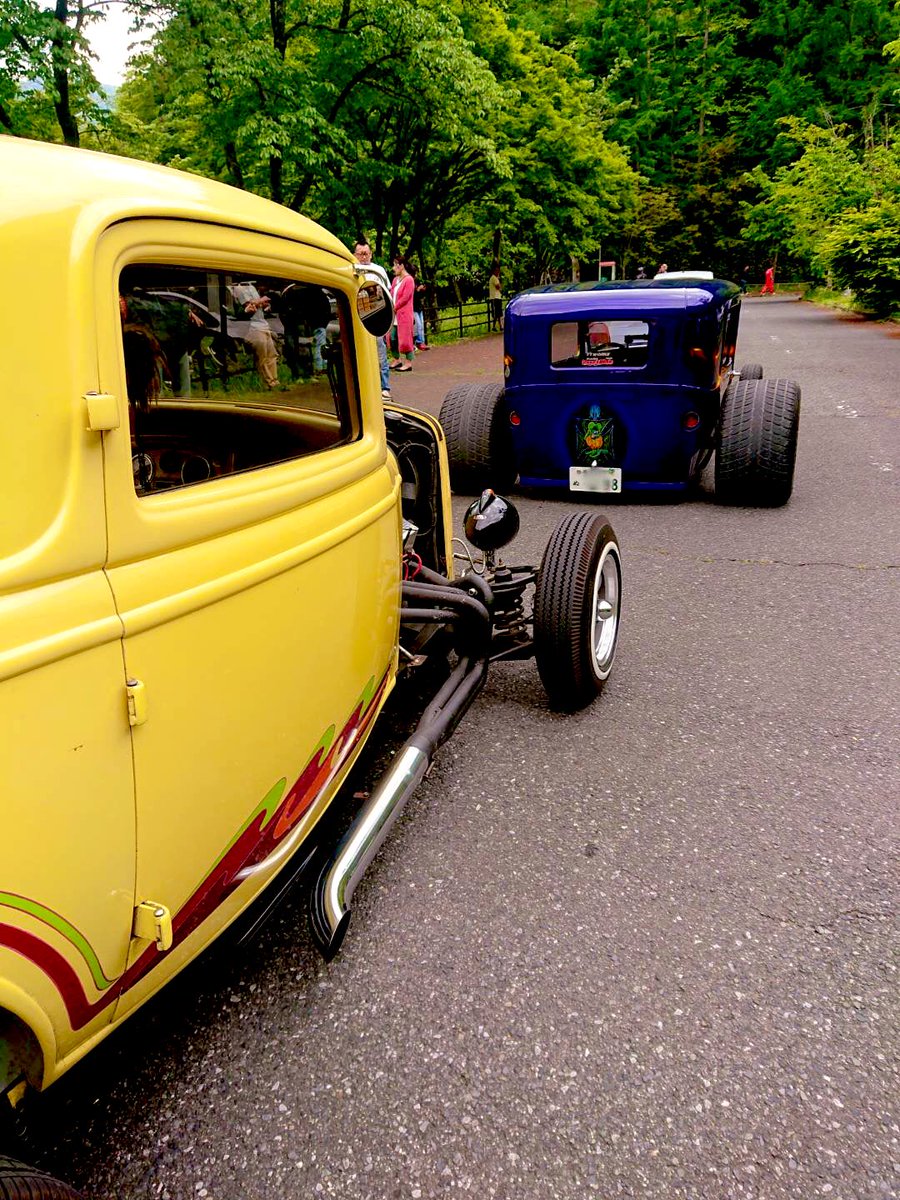 KAMIKAZE_SPEED's tweet photo. 久しぶりなホットロッド
#1932年式 #Fords #deucecoupe #modelb #hotrod #hiboy #highboy #アメ車 #ホットロッド #USJ #メルズドライブイン https://t.co/7iEy6PdI9K