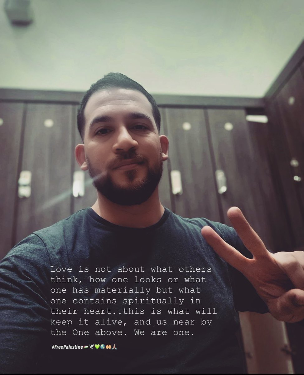 ehab_judeh's tweet photo. Love is not about what others think, how one looks or what one has materially but what one contains spiritually in their heart..this is what will keep it alive, and us near by the One above. We are one.
#FreePalestine 🇵🇸🕊️🤲🙏🌎 #loveoverfear #peacefromwithin #Palestine #Palestinian #Allah #God #Loveabove #cherishlife #wayoftheheart #humanity #happiness #RiseAboveItAll #iloveanimals #RespectLife #GodisLove #Allahislove #Loveistheanswear #PrayForGaza #PrayForPalestine #Pray4Peace #LightTheWorldWithLove #lightfromwithin #EndIsraeliApartheid #BDS #NoTechForApartheid
