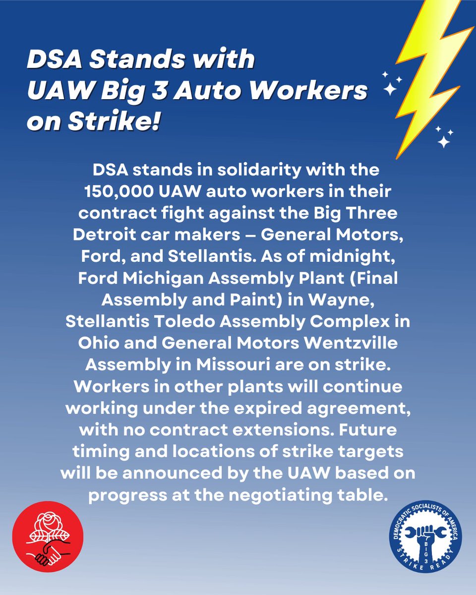 DemSocialists's tweet photo. Sign the pledge to support @UAW workers in their fight! https://t.co/7ZxK2cBrAN https://t.co/2T855Jpcah